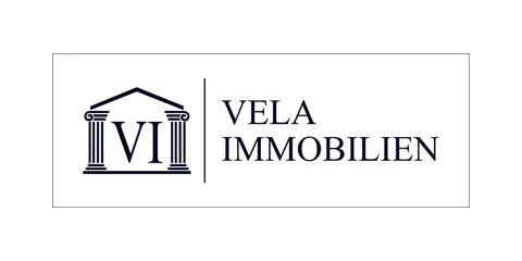 Logo Vela Immobilien – gestaltet von Fly & Froth