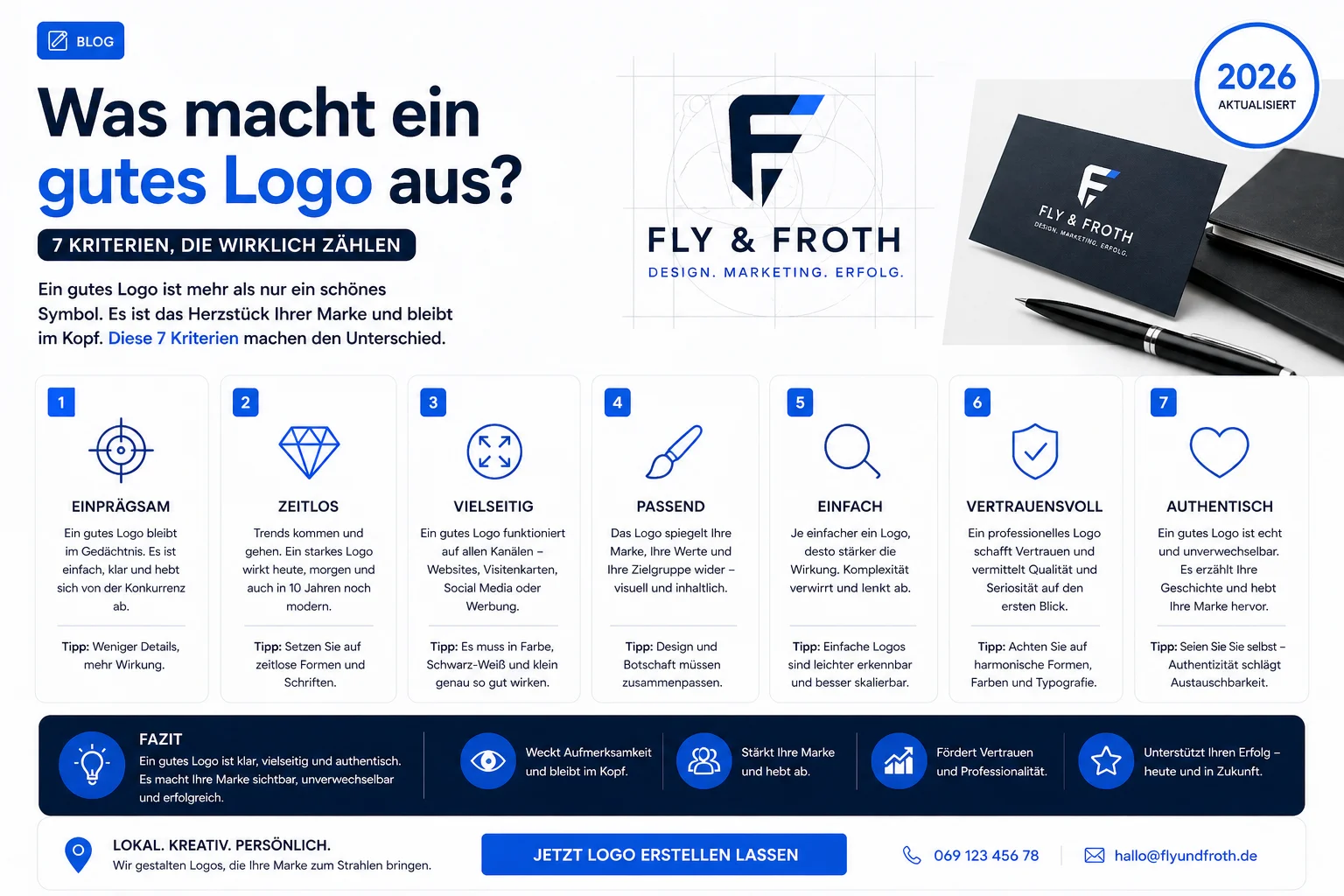 Was macht ein gutes Logo aus – Logodesign Kriterien