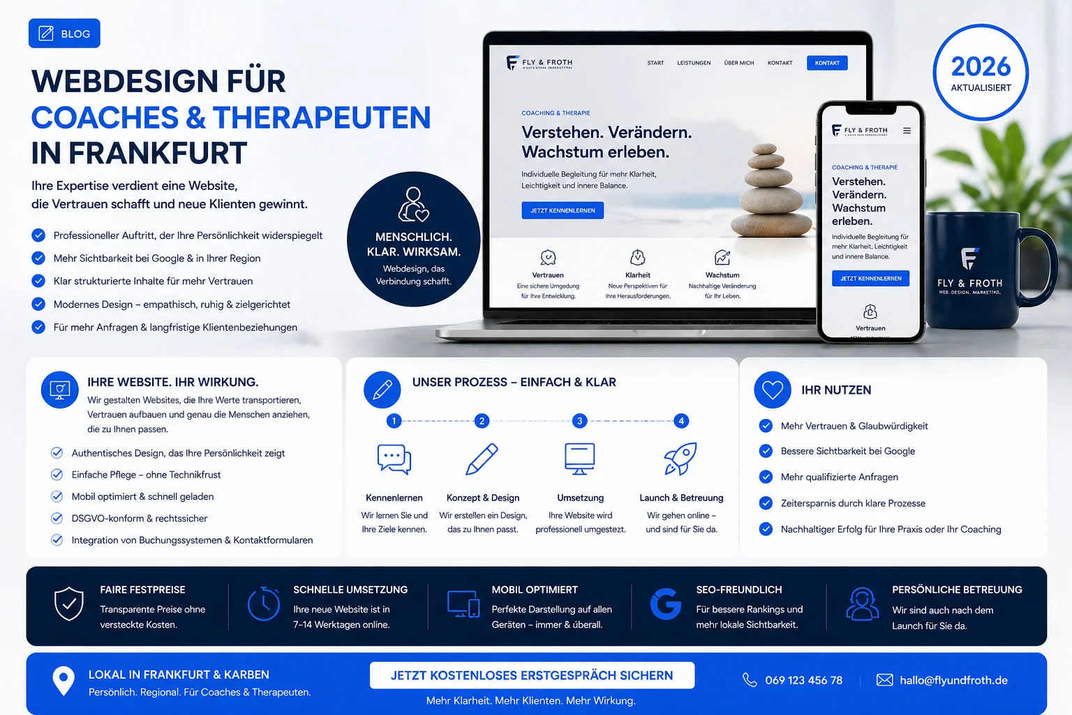 Webdesign für Coaches und Therapeuten Frankfurt