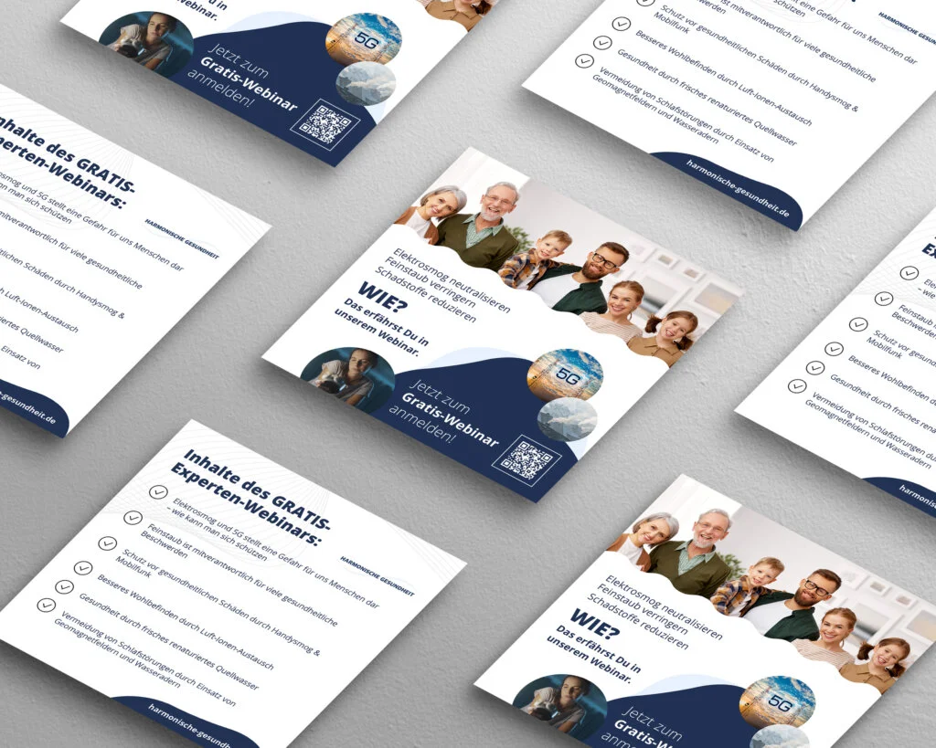 Flyer Design – Webinar Printmaterial