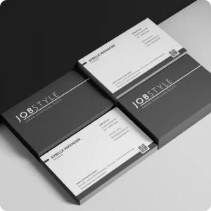 Visitenkartendesign Referenz elegant – Fly & Froth Karben Frankfurt